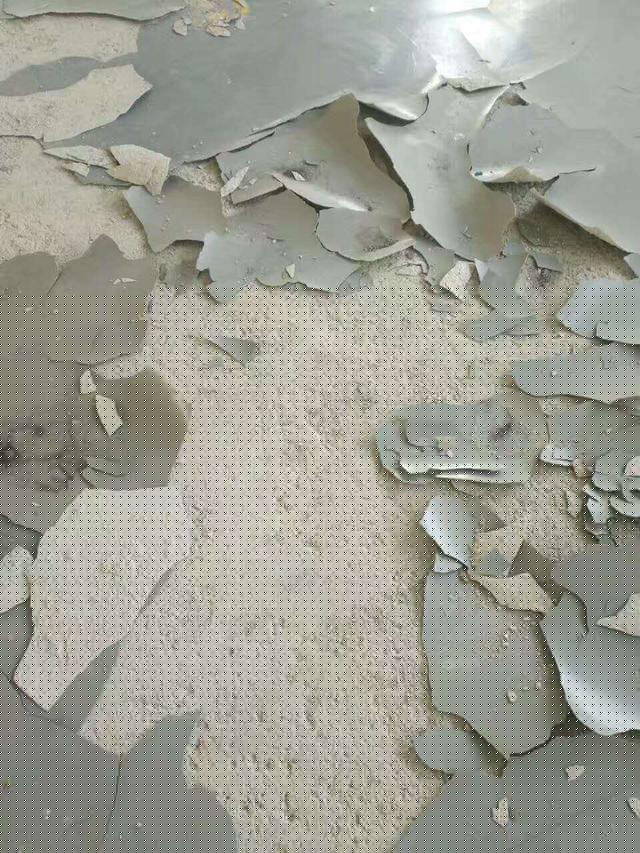 旧环氧地坪漆地面翻新